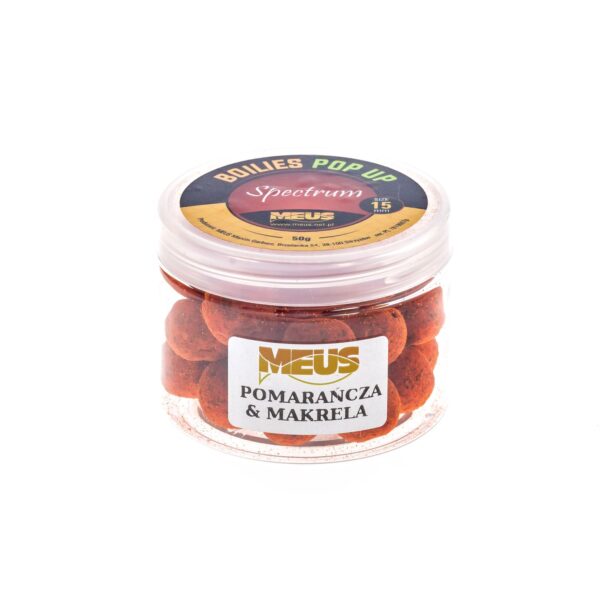 Pop-Up Orange Mackerel meusbaits meus spectrum carpe