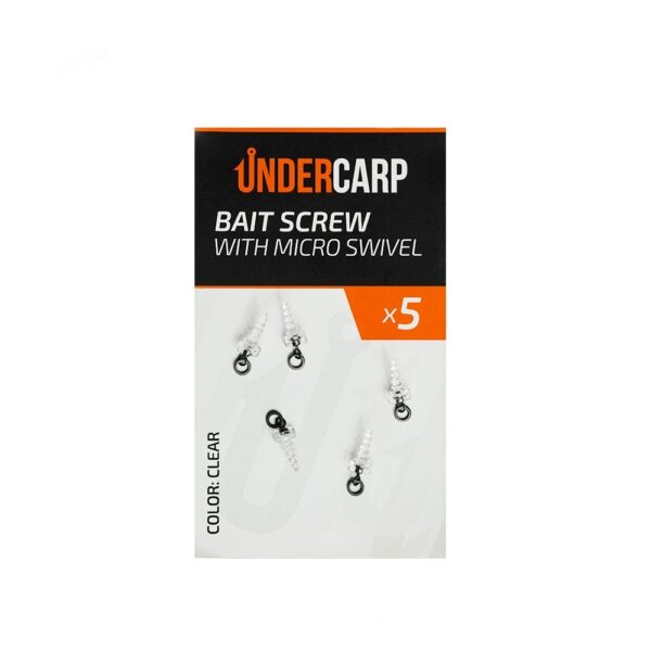 Bait Screw with micro Swivel Clear