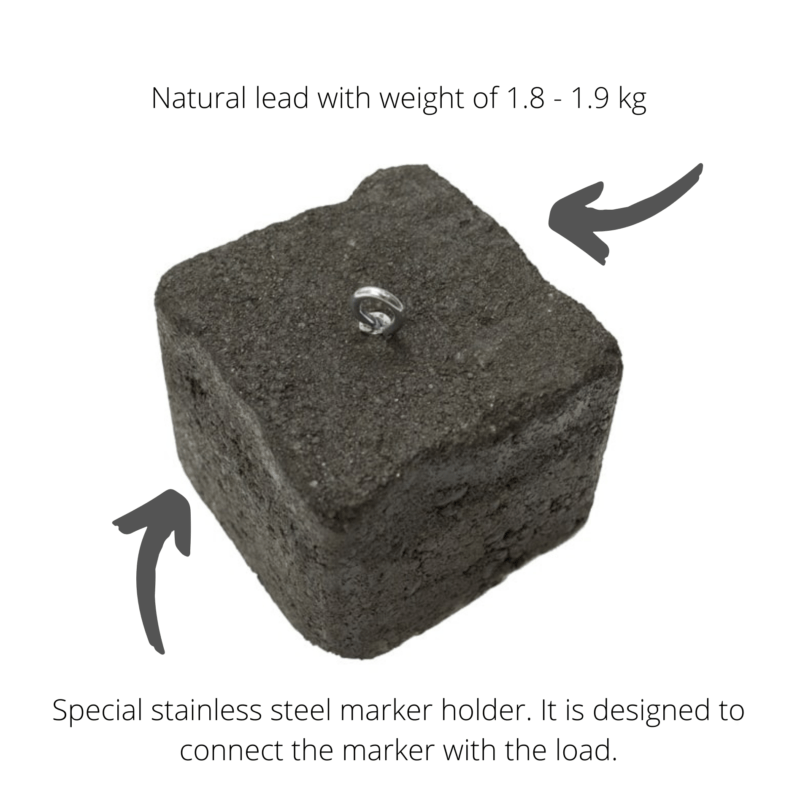 Carp marker pole dusk sensor – blue 6m – Image 3