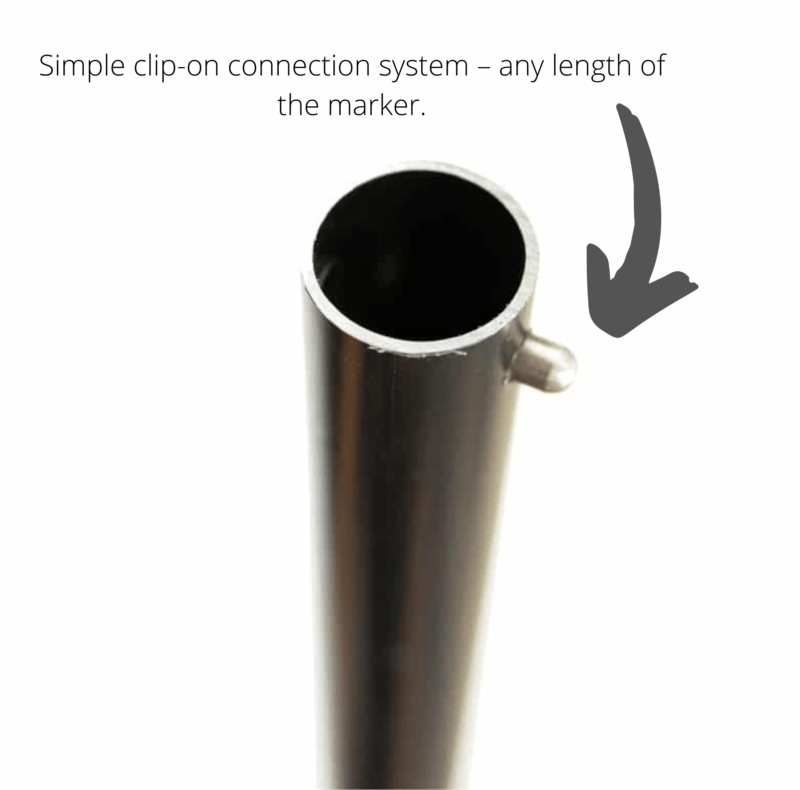 Carp marker pole dusk sensor – blue 6m – Image 4